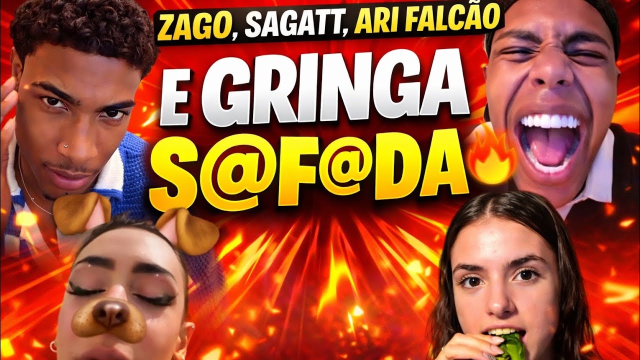 QUE LIVE FOI ESSA😱😱😱ZAGO,SAGATT,ARI FALCÃO e GRINGA!!!!!! 