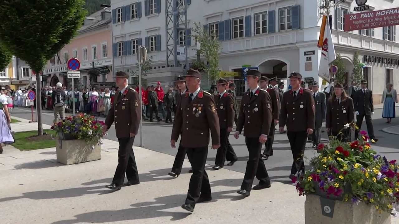 Fronleichnamsprozession in Radstadt, Österreich