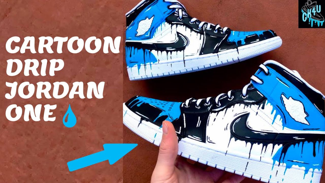 CUSTOM CARTOON DRIP JORDANS