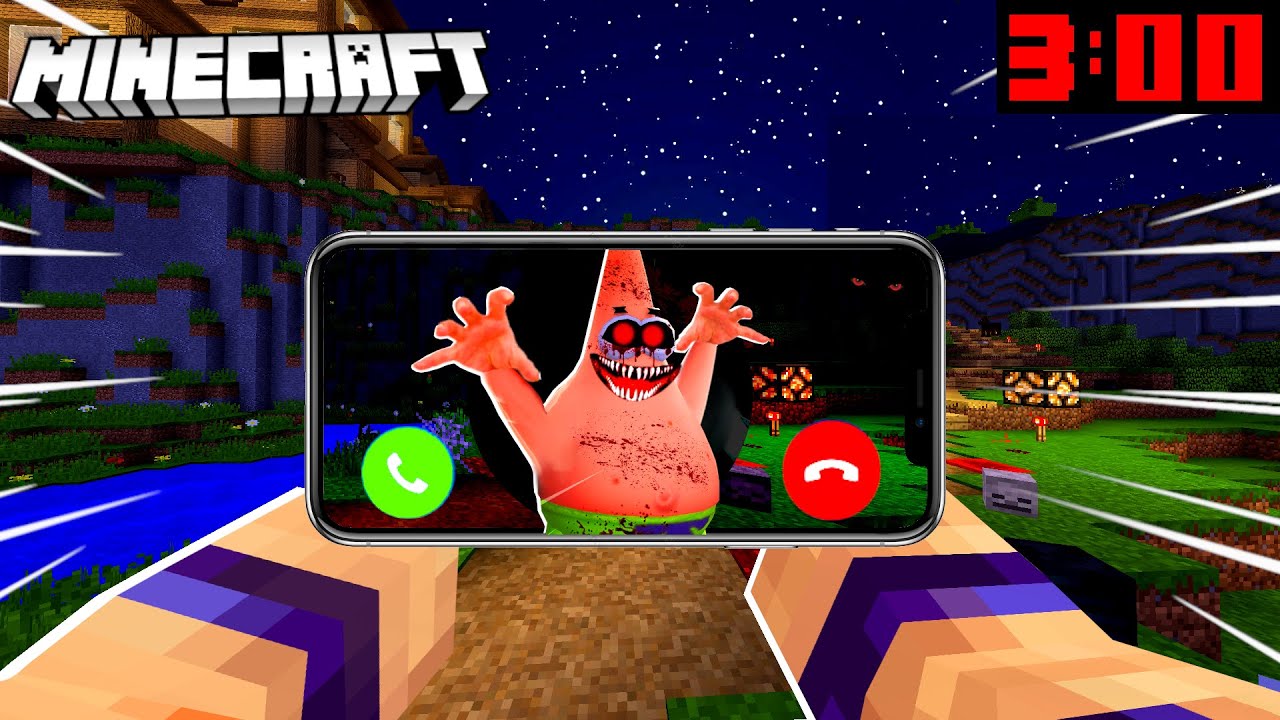 NIE ODBIERAJ TELEFONU OD ZŁEGO PATRICKA O 3:00 W NOCY BO SPOTKASZ GO W MINECRAFT