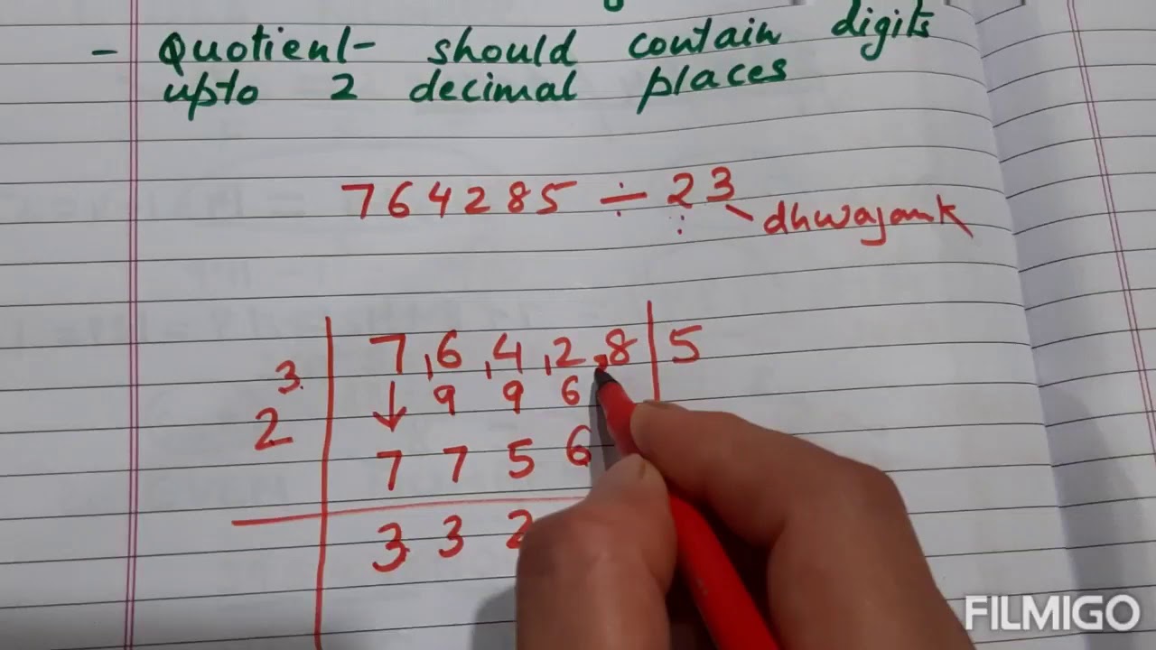 Vedic Maths Tarun Varg Round 8 ( Division by Dhwajank  Method )