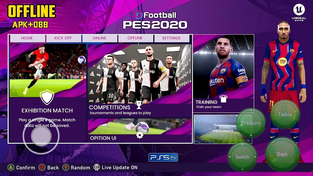 PES 2020 MOBILE MOD 2026 ANDROID OFFLINE PS5 ГРАФИКА | РЕЖИМ МЕНЕДЖЕРА ТРАНСФЕРЫ И ФОРМЫ 25-26