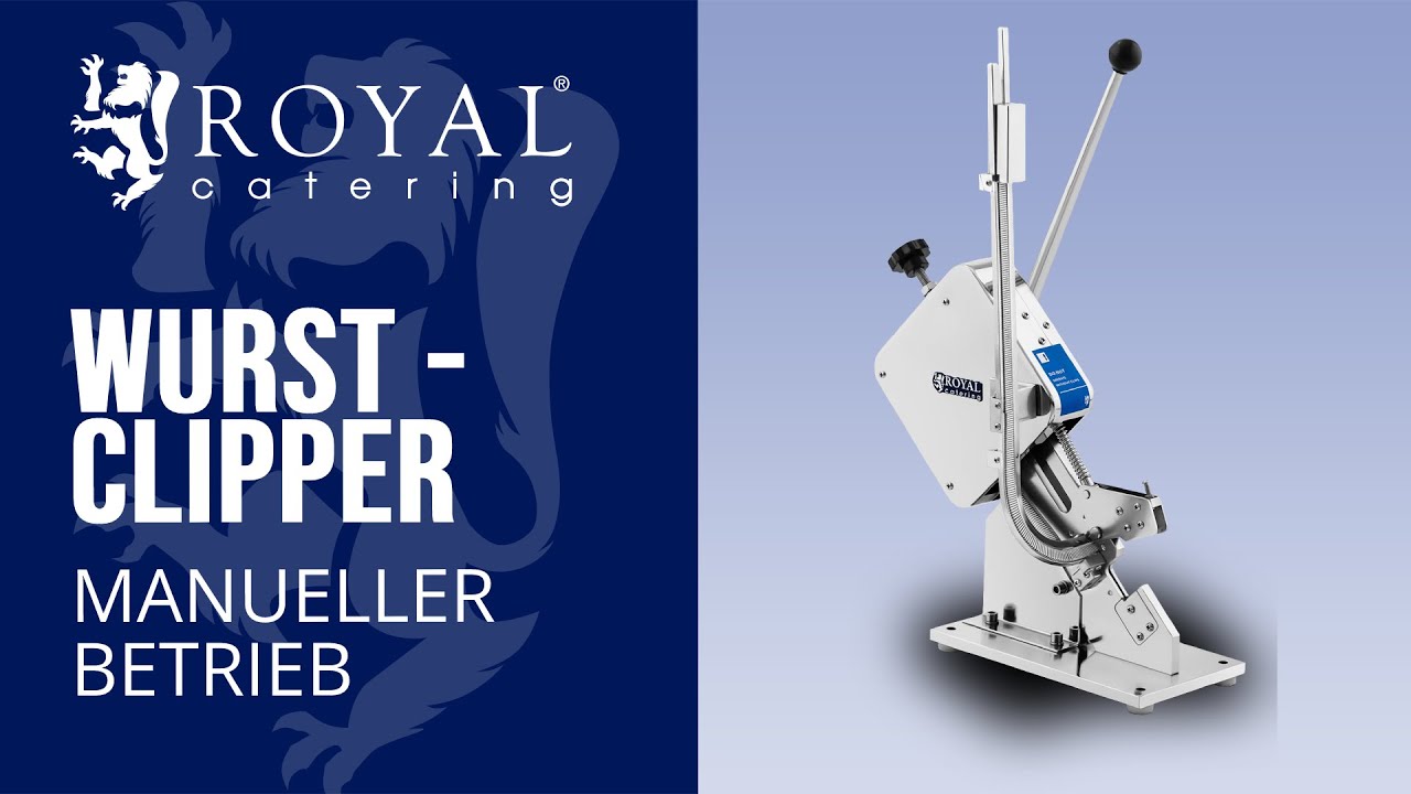 Wurstclipper Royal Catering RCWC-01 | Produktpr&auml;sentation