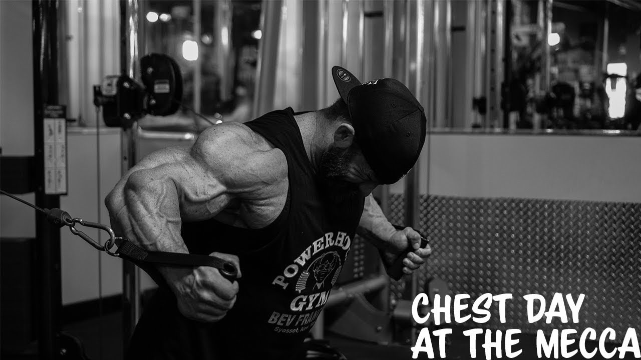 Chest Day- East Coast Mecca- Bev Francis Powerhouse gym