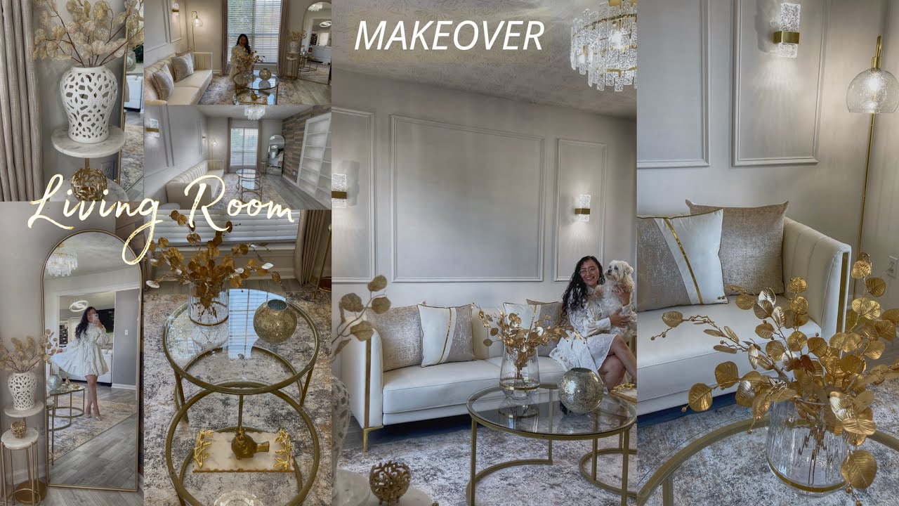 TRANSFORMACIÓN ASÍ QUEDÓ MI NUEVA SALA de rustica a Elegante|NUEVOS muebles SOFA CHANDELIER MESAS 