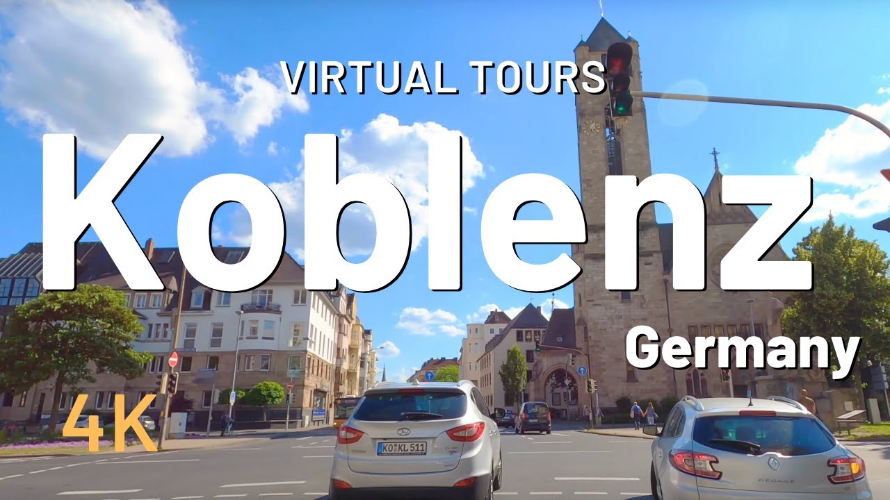 KOBLENZ driving tour 🇩🇪 Germany - 4K Video Tour || Deutschland Koblenz 4k Videotour 2020