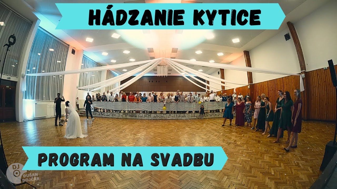 Hádzanie svadbnej kytice - Orava Hruštín