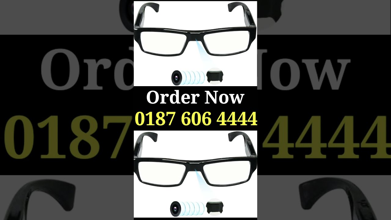 Latest Spy Glasses Camera FHD 1080P #Toolboxbd #spy camera