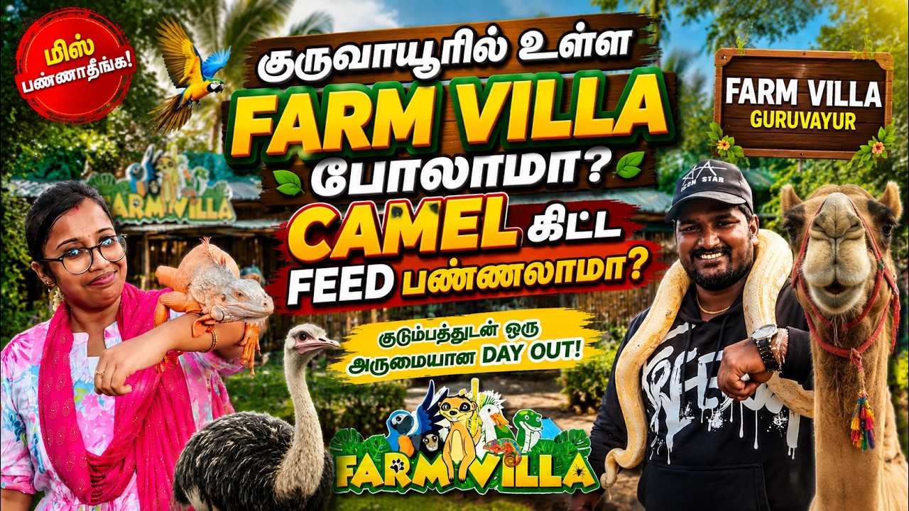 Farm Villa Chavakkad Full Tour  | Ticket Price, Animals & Adventure | Guruvayur Travel Vlog #travel
