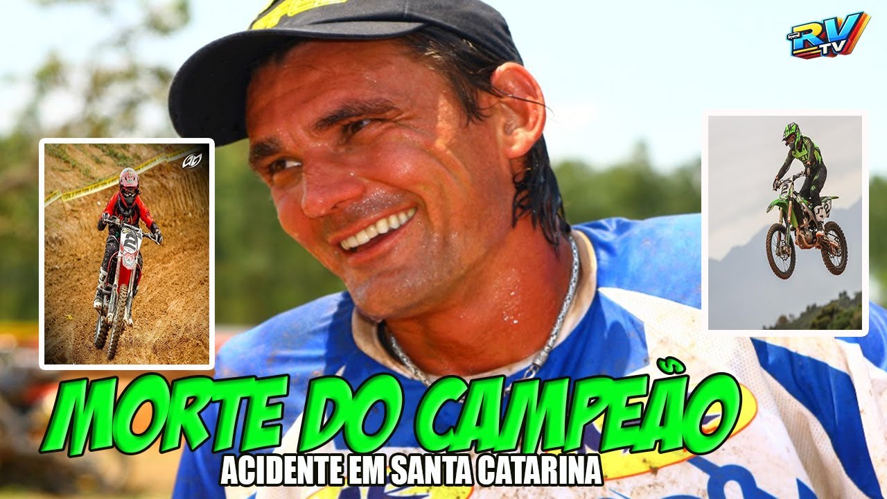 (( LUTO NO ESPORTE )) Campeão de motocross Chumbinho Becker MORRE em acidente na SC-305 em SC