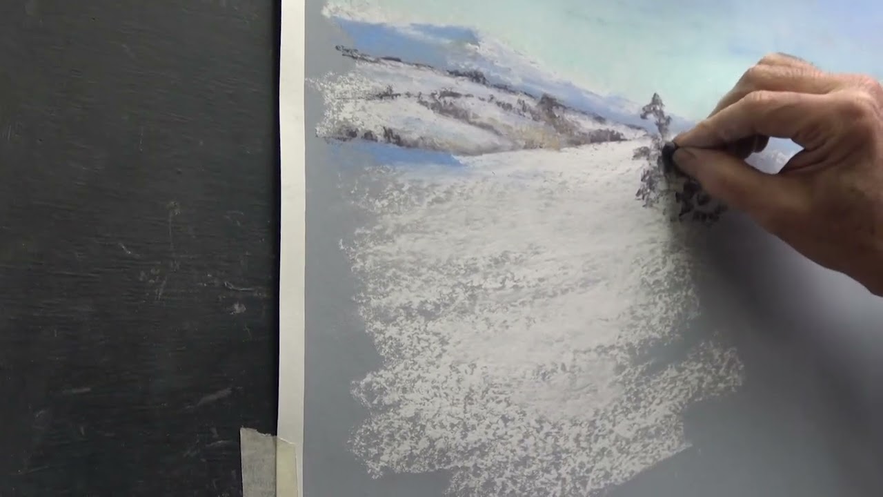 Michel BRETON Pastelliste vidéo de mon pastel 