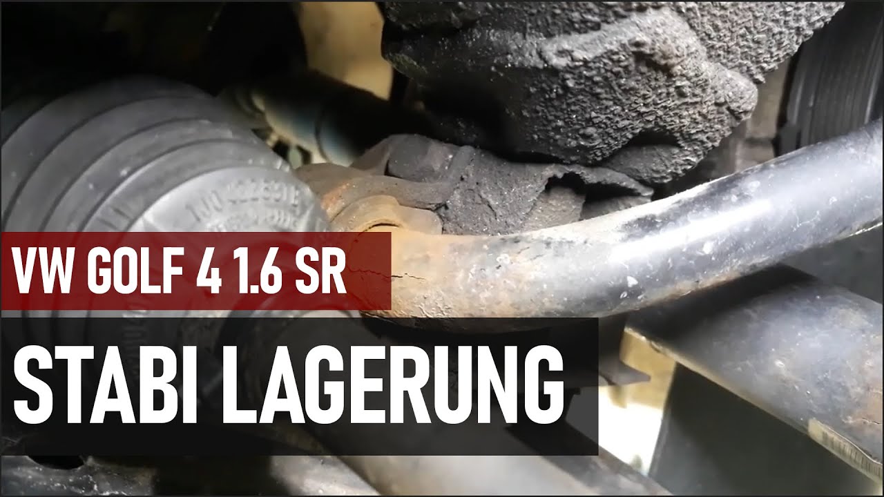 VW Golf 4 1.6 SR | Neue Stabi Lager #cars #tutorial #diy