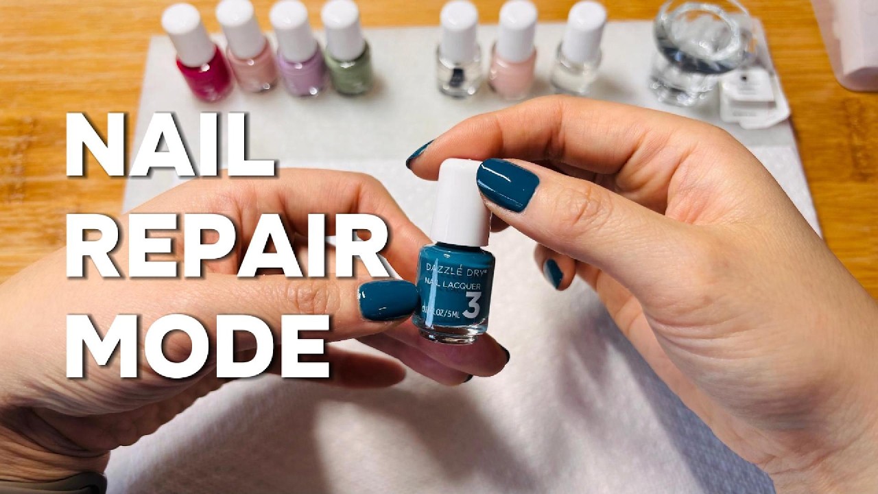 Testing out Dazzle Dry polish + life update 💅