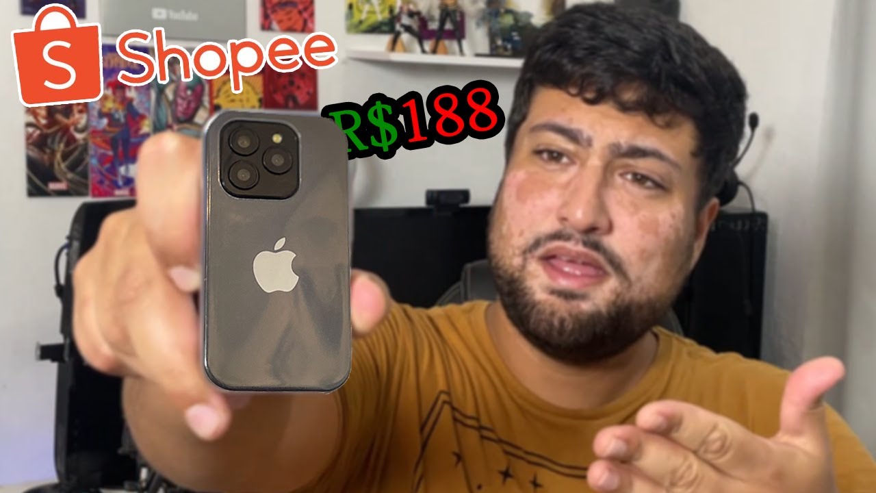 Mini iPhone da Shopee ! Funciona tudo!
