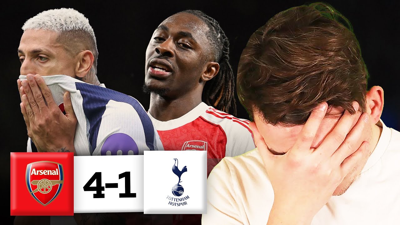 I AM FUMING! EMBARRASSING Performance!  Arsenal 4-1 Tottenham