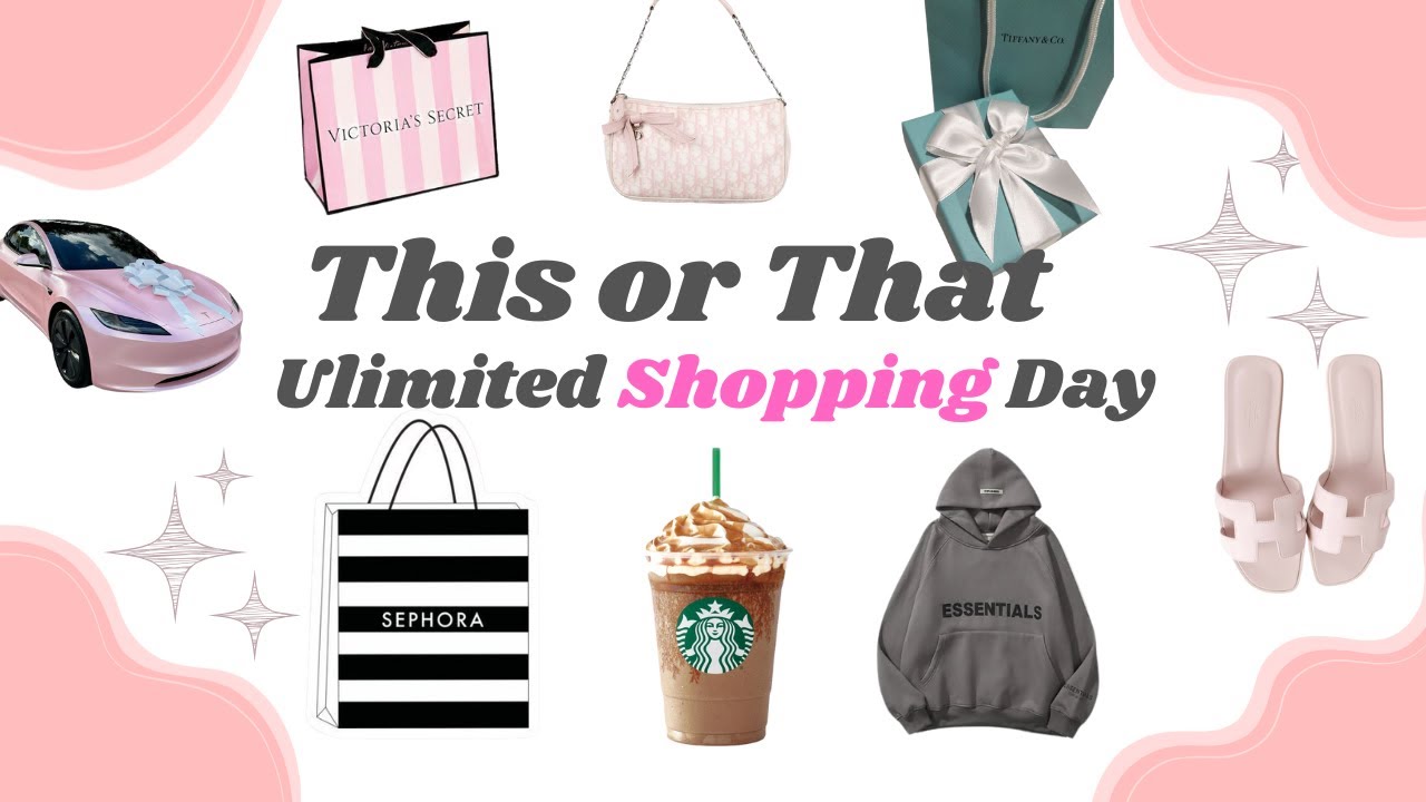 THIS or THAT! UNLIMITED budget Shopping Day! | Mermaid Dreams