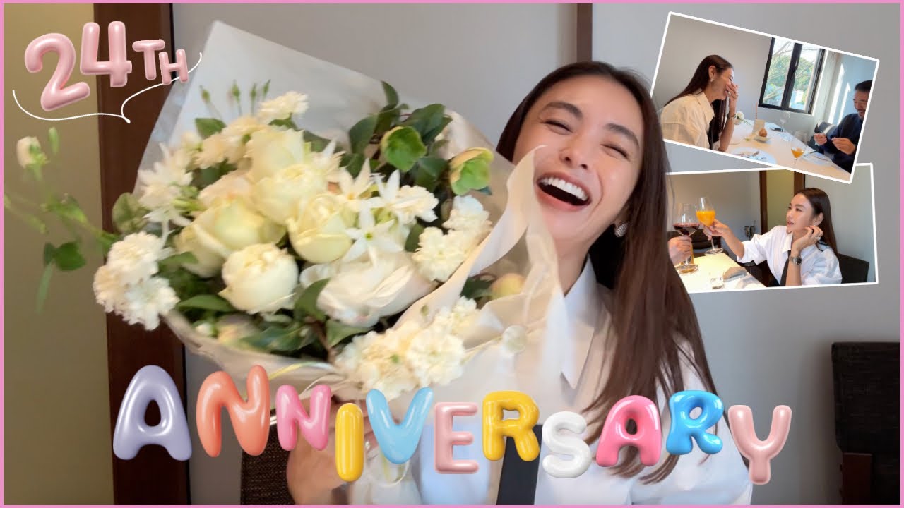 【祝24年】今年も！皆さんの質問に答えながら、夫と結婚記念日ランチ。