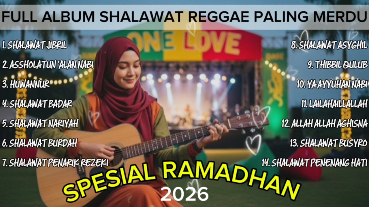 SHALAWAT PENARIK REZEKI PALING DICARI 🎵 REGGAE | SHALAWAT JIBRIL, BURDAH | SHALAWAT MERDU