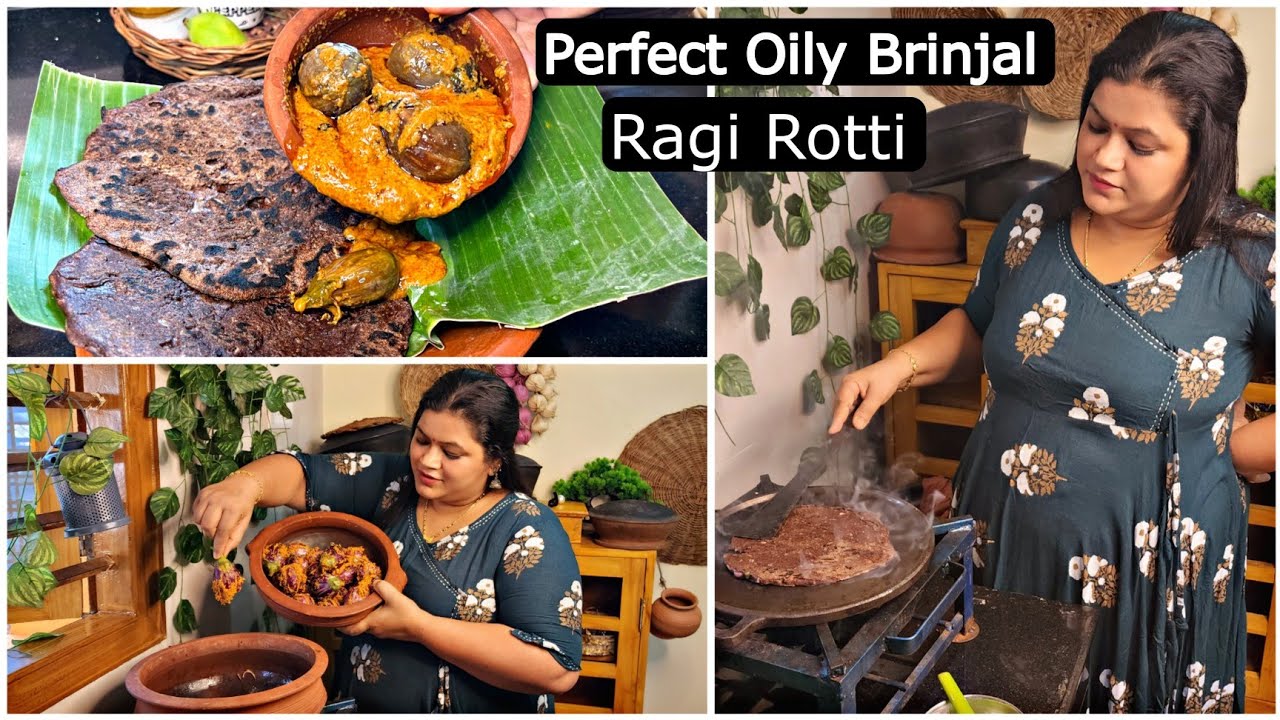 ಬೆಸ್ಟ್ ಬದನೇಕಾಯಿ ಎಣ್ಣೆಗಾಯಿ &ರೊಟ್ಟಿ , ಯಾವತ್ತೂ ತಿಂದಿರದ ರುಚಿ | Oil Brinjal |Enne Kathirikai Kulambu 2023