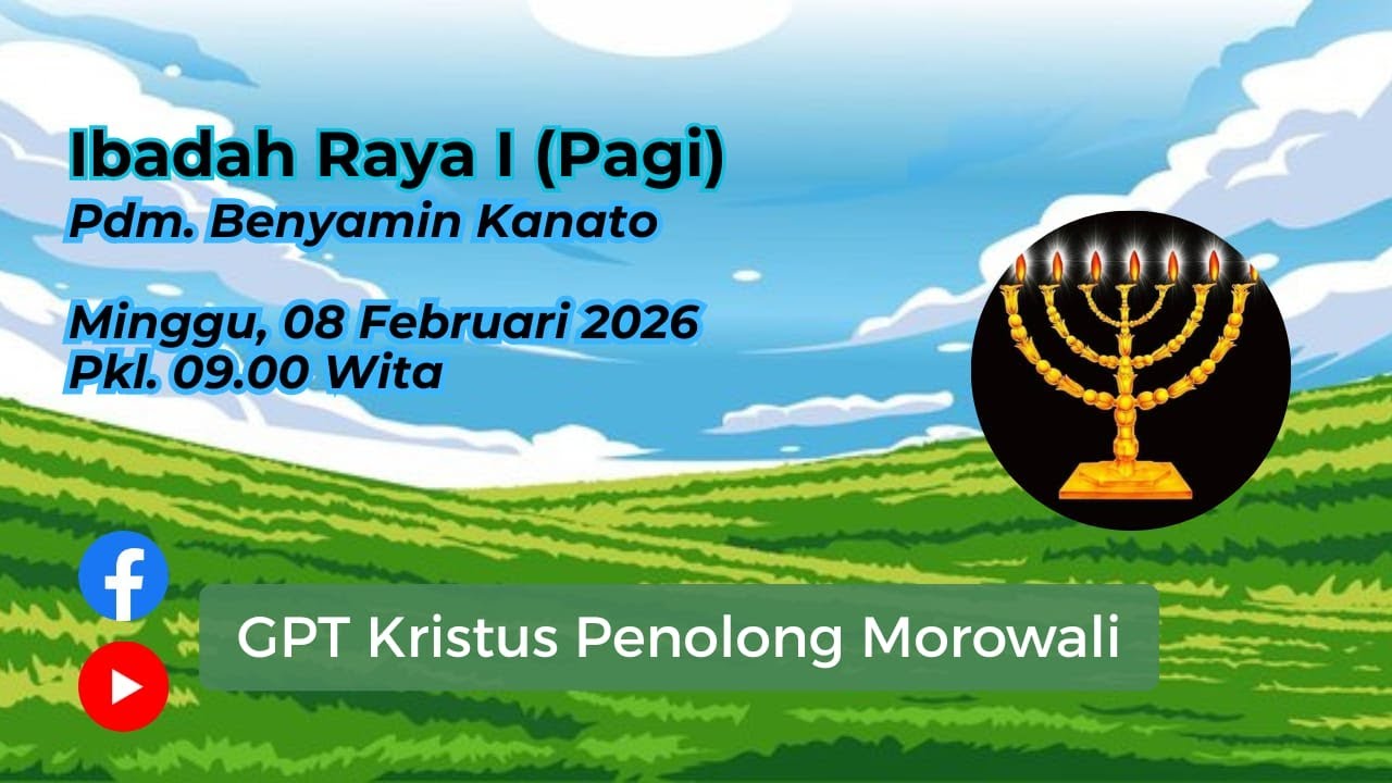 Ibadah Raya I (Pagi) | Pdm. Benyamin Kanato | Minggu, 08 Februari 2026