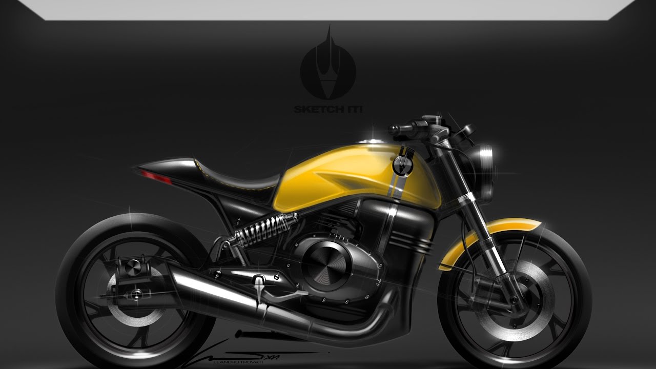 SKETCH-IT! #06 • Motorcycle rendering