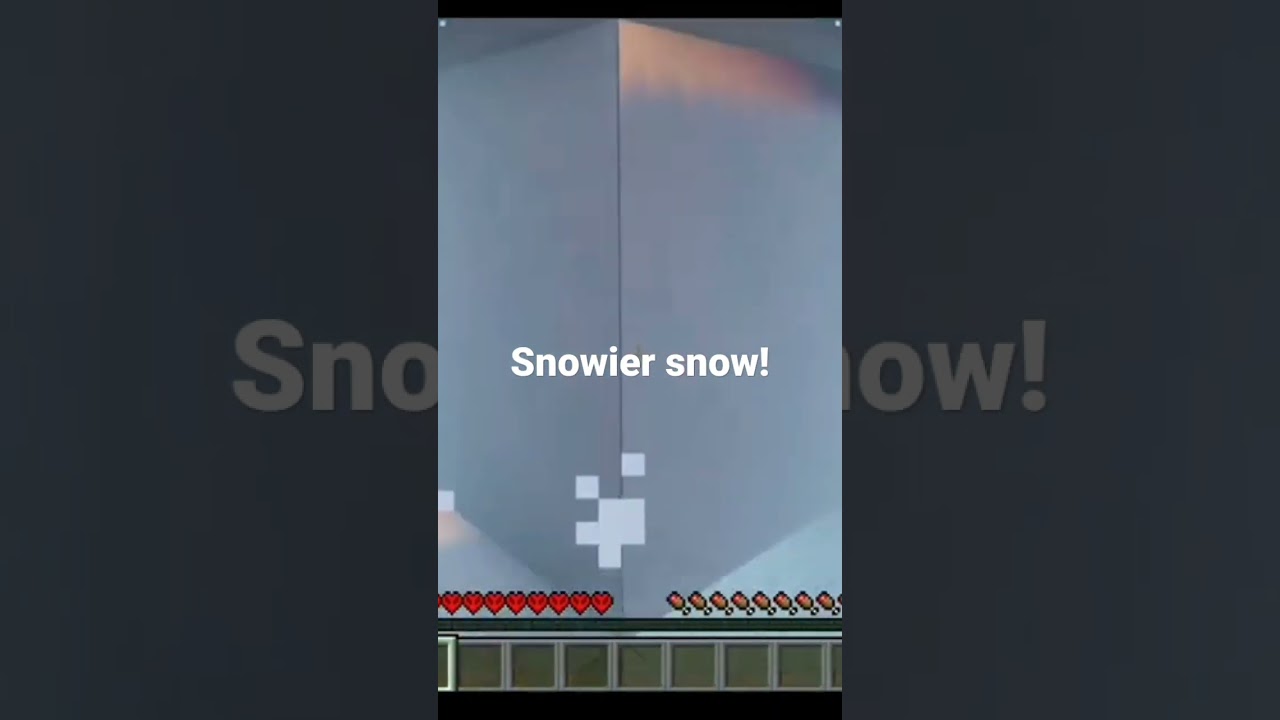 Snowier snow!