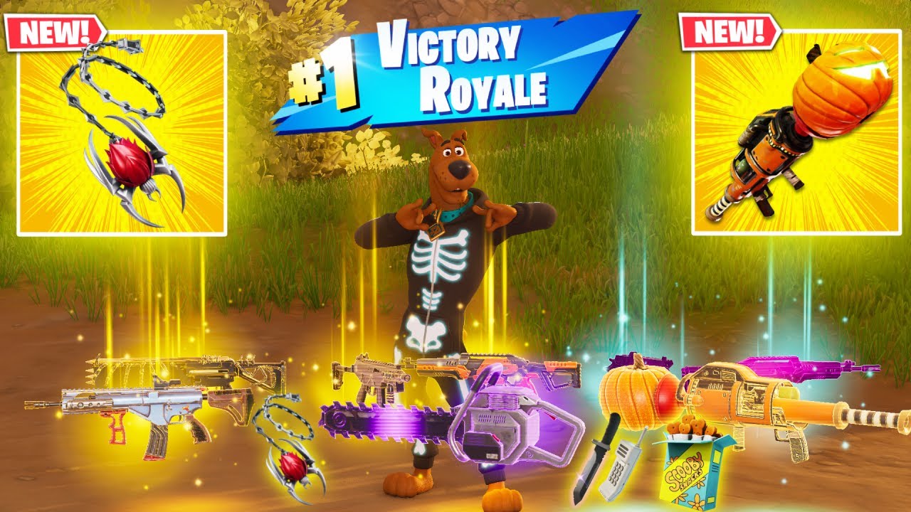 SCOOBY-DOO vs NEW WEAPONS MYTHIC’S CHALLENGE NEW! (FORTNITE CHAPTER 6 SEASON 4)