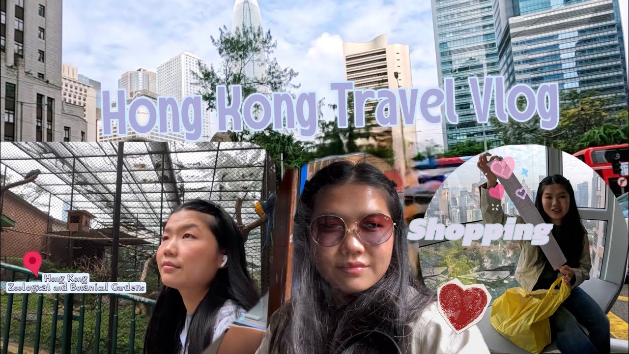 Hong Kong travel vlog | Shopping, Zoological and Botanical Garden,Eat local food.🧳🍜💋