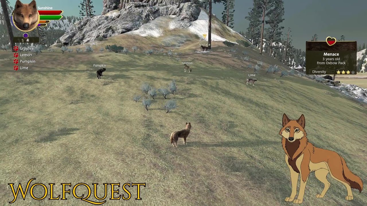 WolfQuest - Sunshine's Pack - Episode 1
