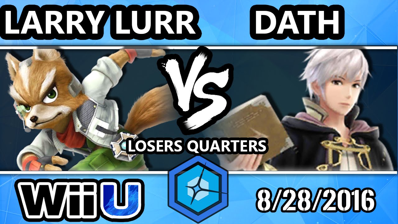 Shine 2016 Smash 4 - EVB | Dath (Robin) Vs. eLevate | Larry Lurr (Fox) SSB4 Losers Quarters