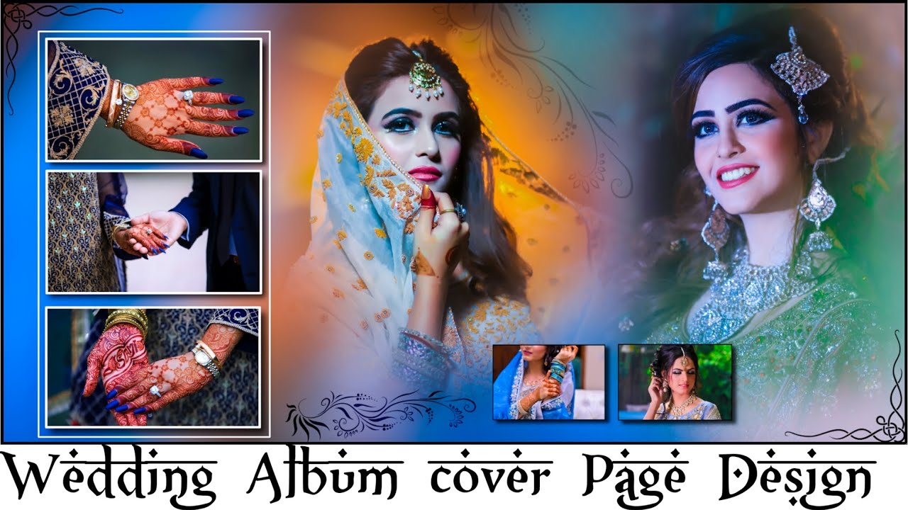 Wedding Album 💙 Cover page design Part 2 | Mobile Editing 😲 |