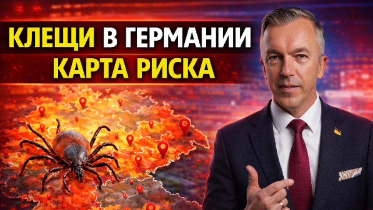 Клещи в Германии: новые зоны риска и важные факты