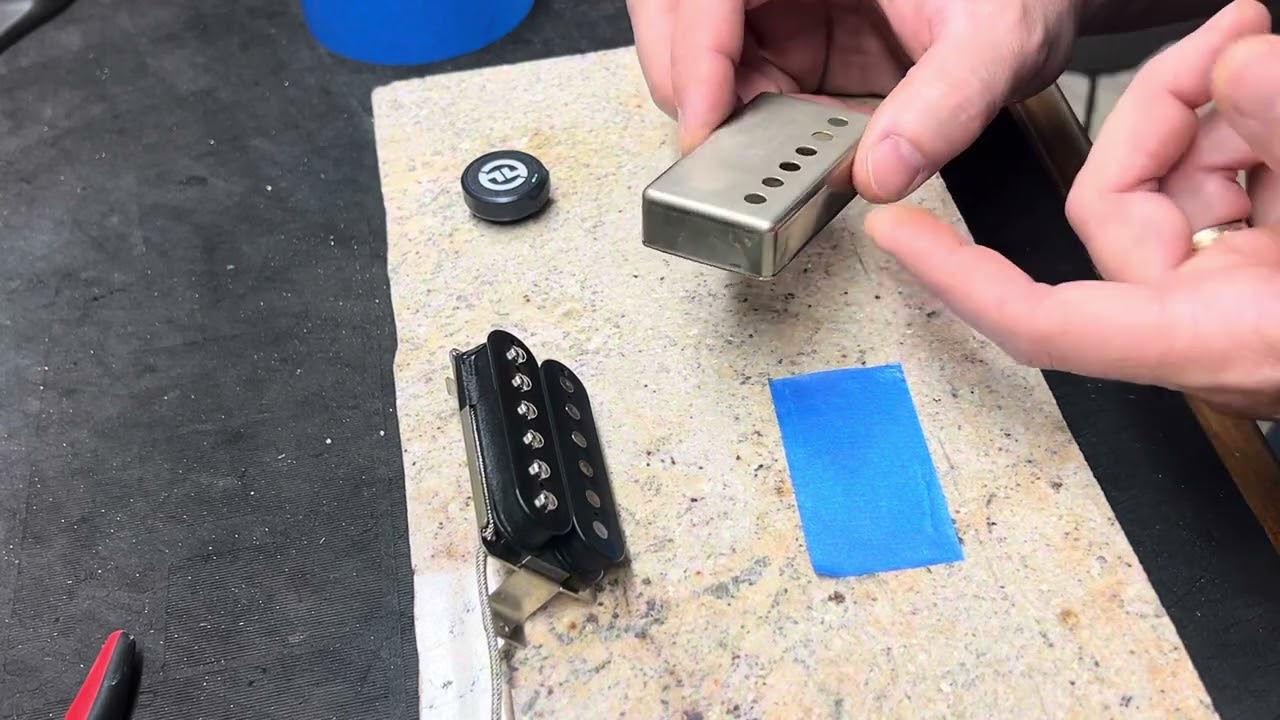 How to eliminate microphonic squeal on a P.A.F. humbucker