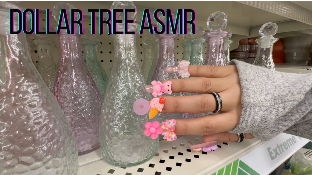 PUBLIC ASMR at DOLLAR TREE with camera tapping and scratching😴