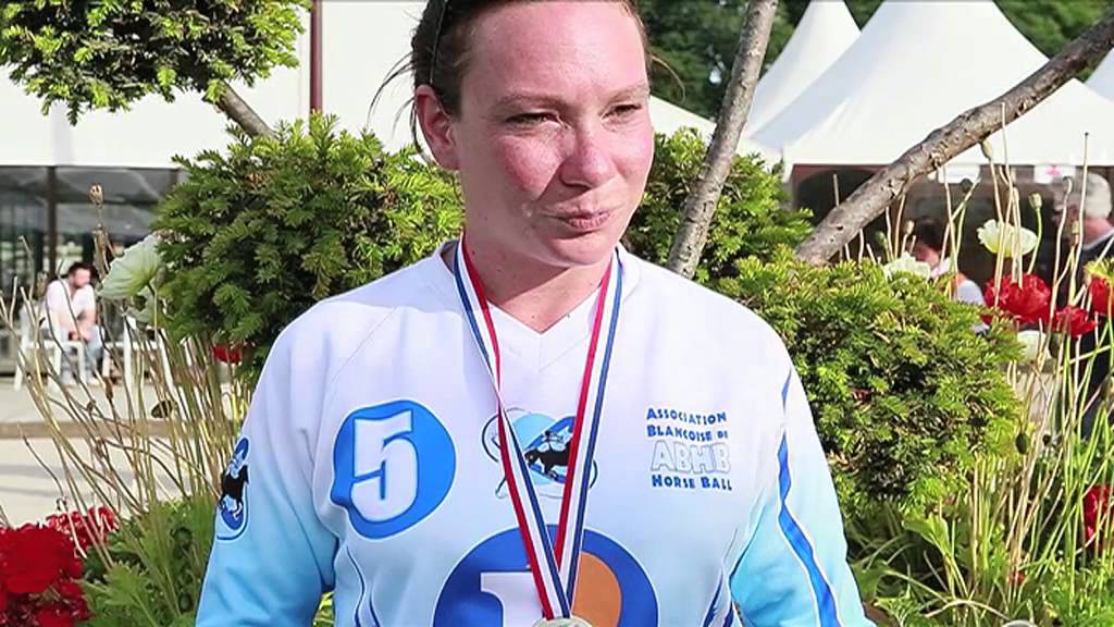 Horse Ball Championnat de France 2015 Amateur élite à Jardy - Le Blanc - Flavie Bouchenoire