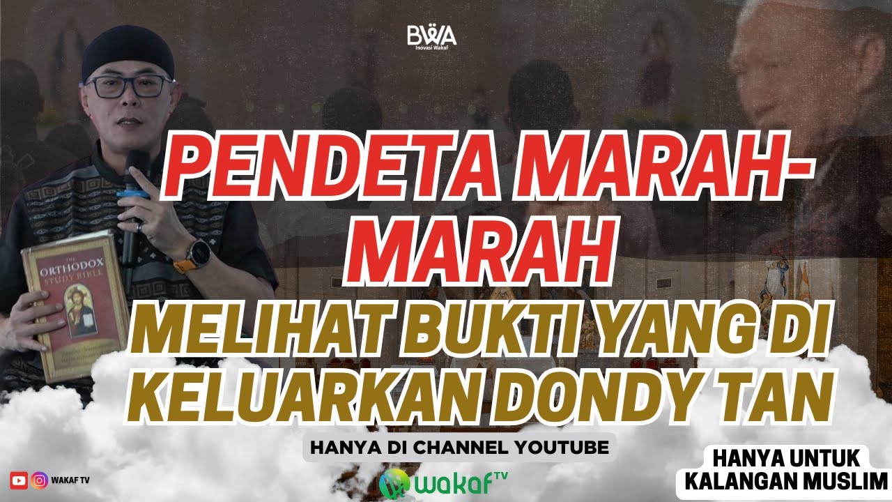 PERTANYAAN-PERTANYAAN PINTAR DAN MENJEBAK DARI PARA MUALAF BIKIN DONDY TAN TERCENGANG