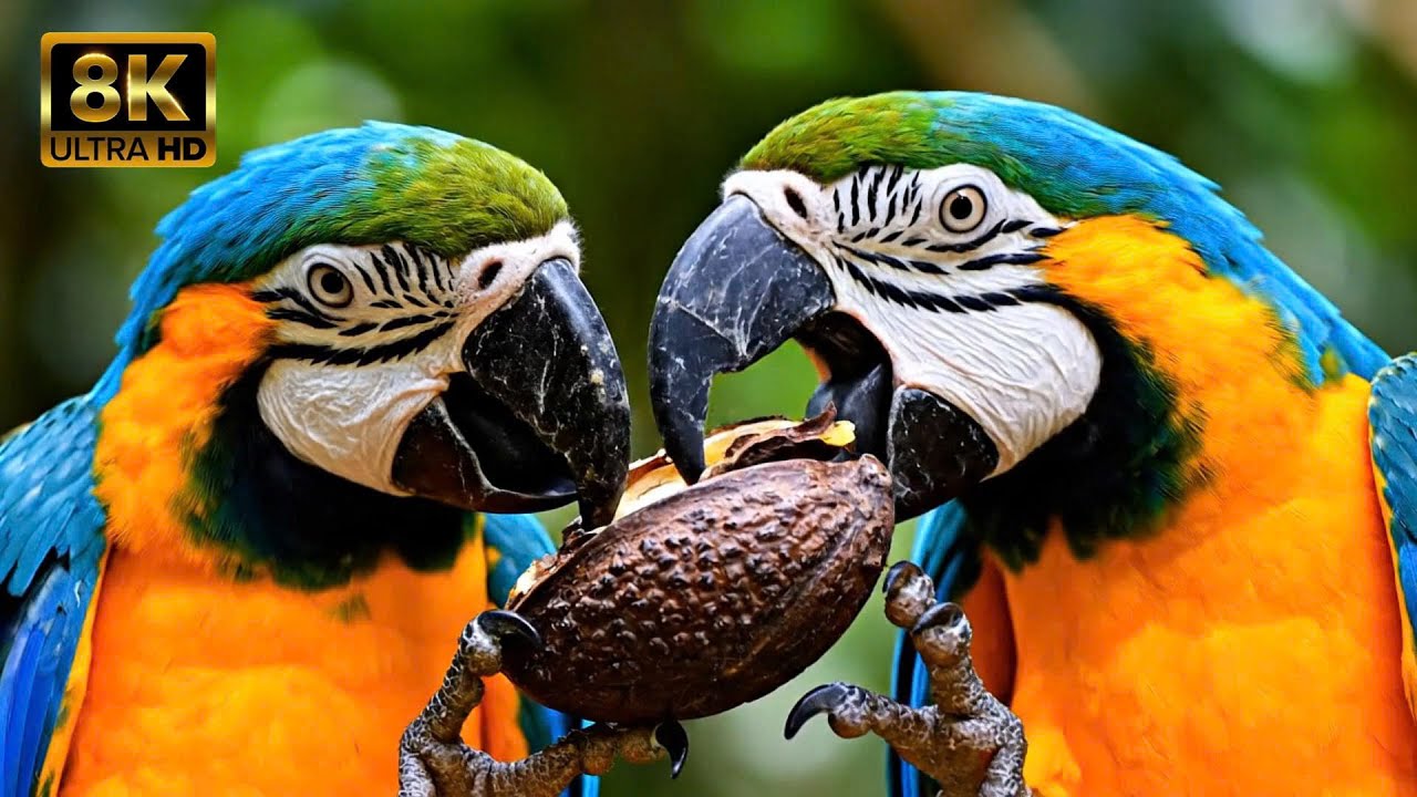 8K Relaxing Wildlife  3 Hours for Deep Sleep & Stress Relief (Nature Sounds, 432Hz)
