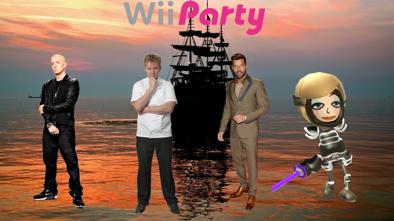Wii Party - Board Game Island - Eminem Vs Gordon Vs Ricky Vs Alisha (Ep. 28)