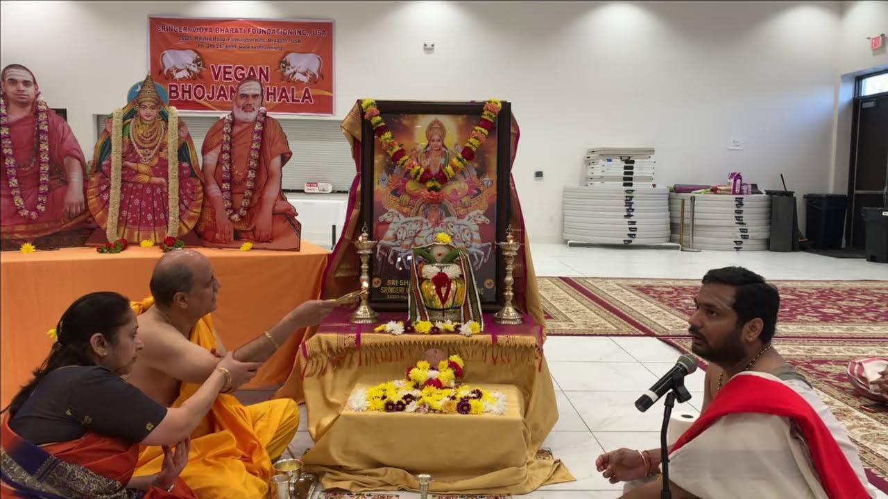 ARUNA PRASHNAM on Feb 15, 2026 @  Sri Sharadamba Temple, SVBF North, Michigan