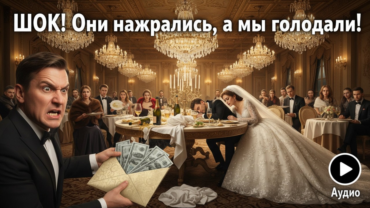 Невеста и жених нажрались до отключки &mdash; я забрал подарок, пока гости умирали с голоду