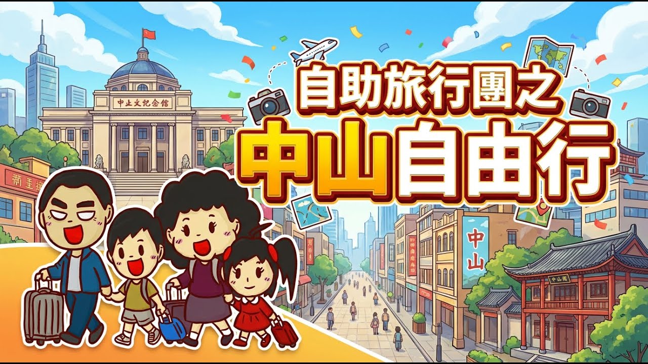 (內地中山自由行)自助旅行團之中山自由行(粵語中文字幕)