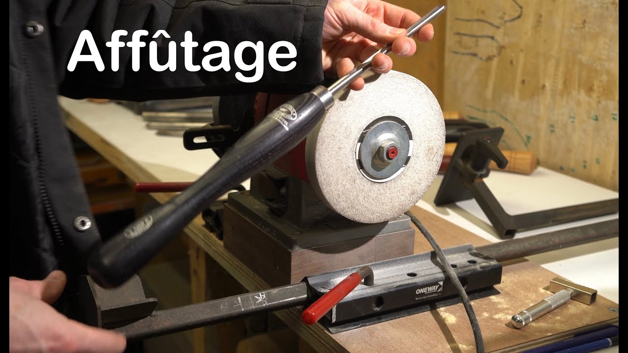 L'affutage de mes outils que j'utilise le plus sur le kit d'affutage Oneway