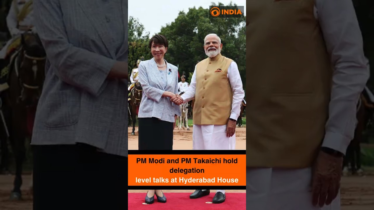 PM Modi and PM Takaichi hold delegation level talks at Hyderabad House