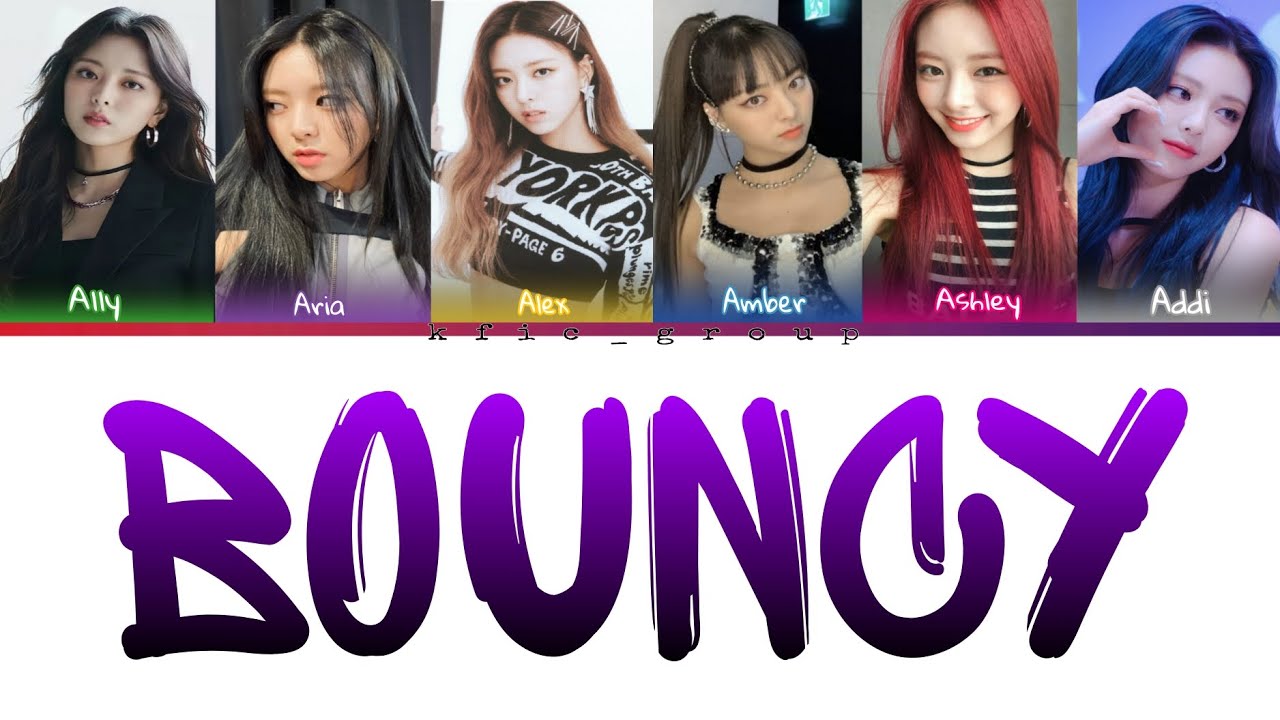 MY GIRL GROUP (6 MEMBERS) - BOUNCY (ATEEZ)