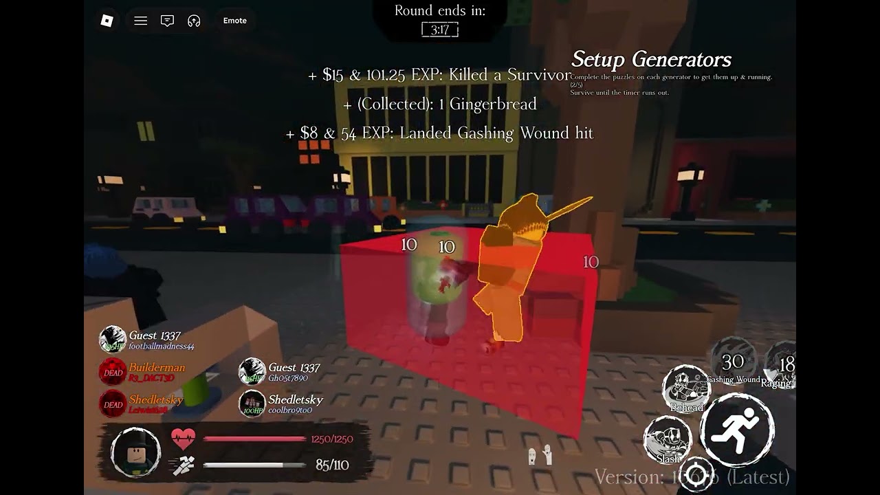 Gameplay milestone 3 slasher update 