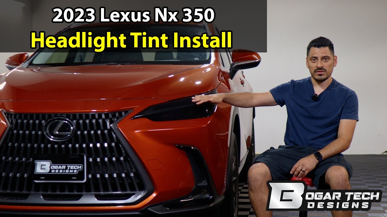 Lexus NX 2022-2025 Headlight Tint Installation