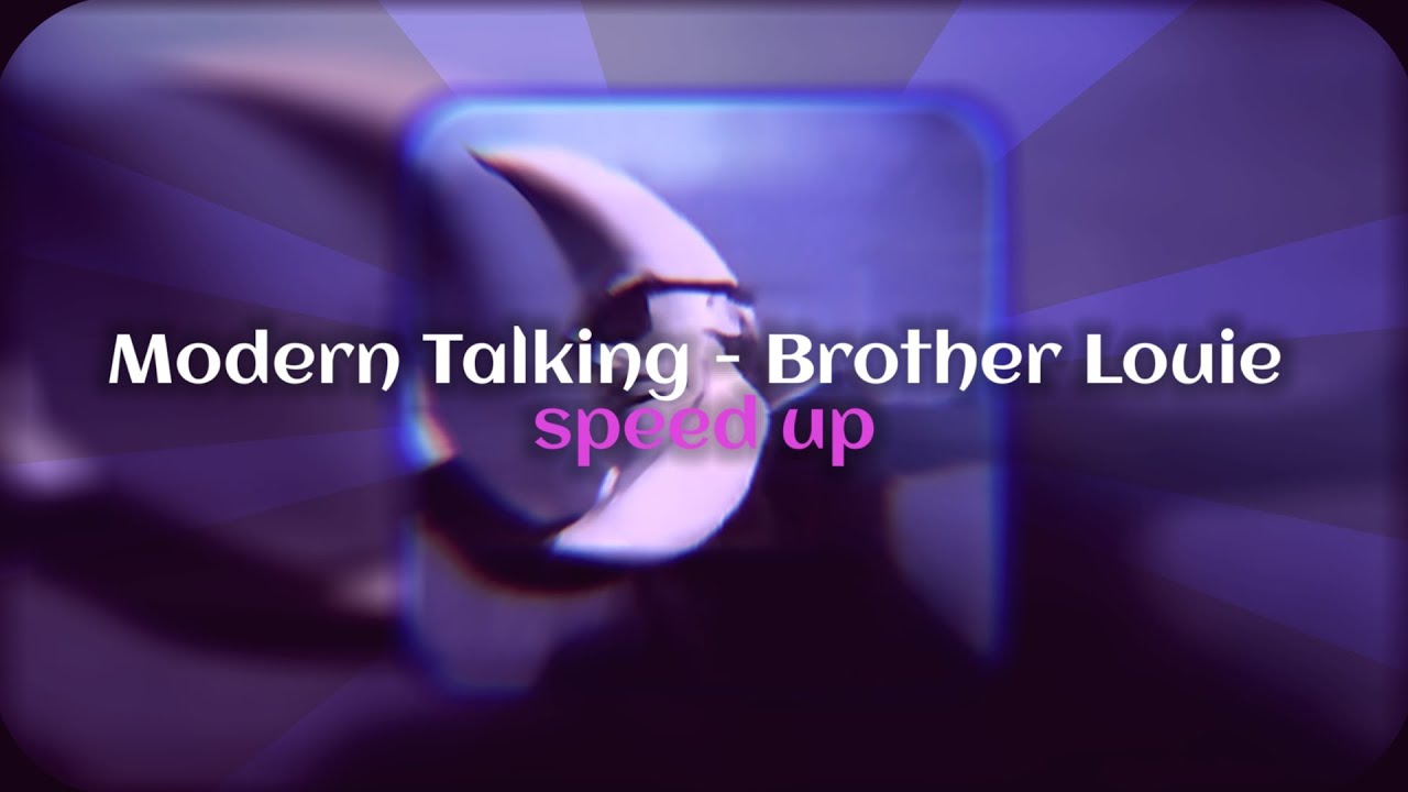 Modern Talking - Brother Louie speed up, Moon Man, tiktok version