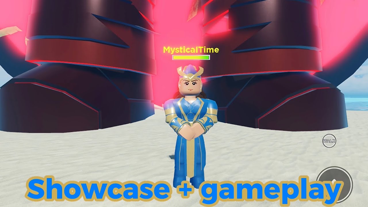 Ajak gameplay & showcase. Heroes online world roblox