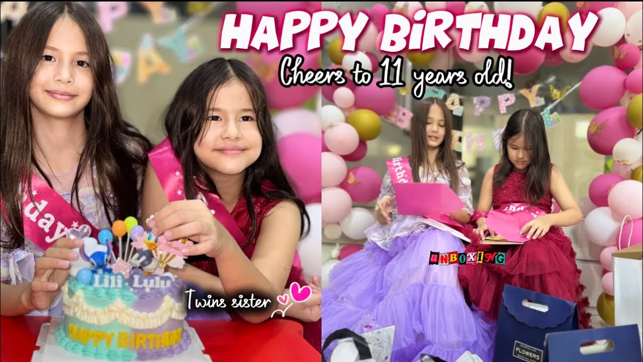 Our Twins Turning 11”🎉🎂🎀Birthday vlog,Gift unboxing,getting ready,🥳