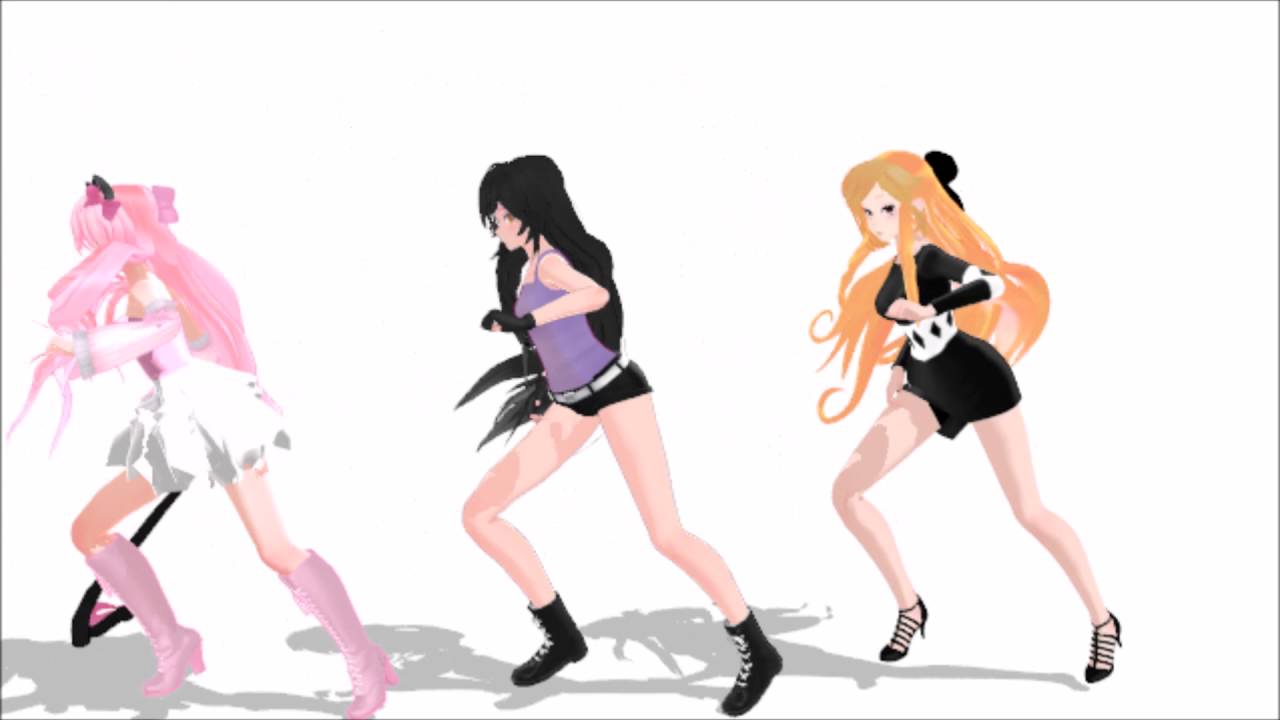 MMD Timber Ft Aphmau Lucinda & Kawaii~Chan (ShouOut In Description)